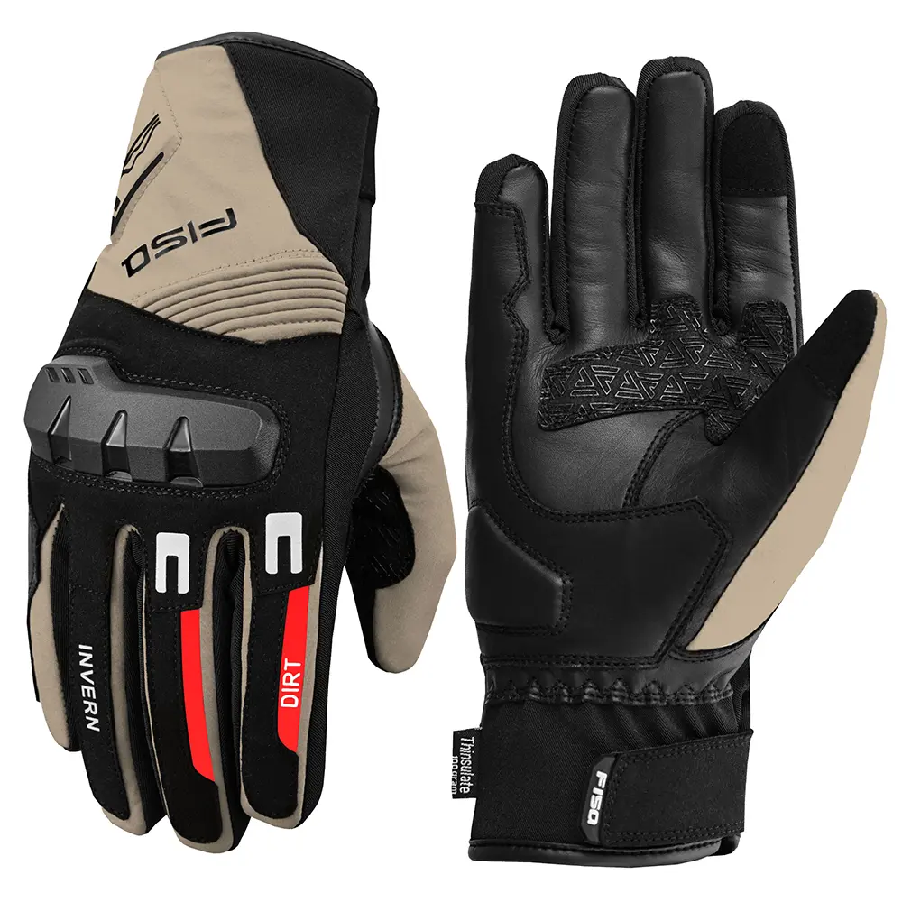 Guantes Fisa Dirt Invierno Camel