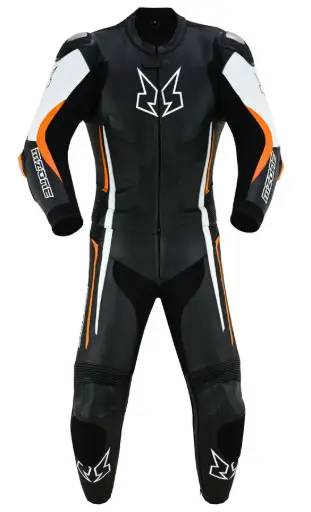 Mono de cuero imola orange 2 pc