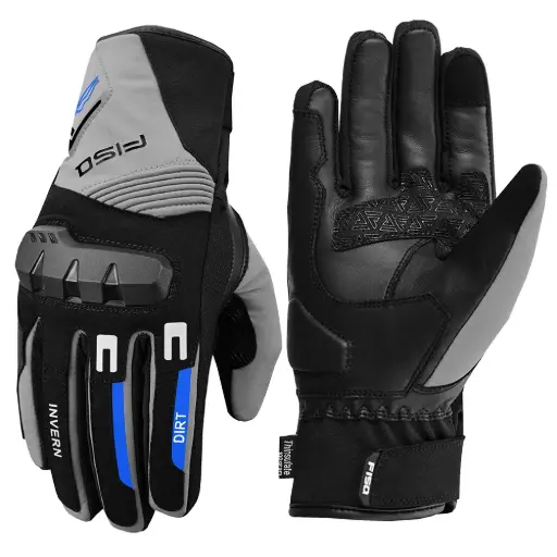 Guantes Fisa Dirt Invierno Gris